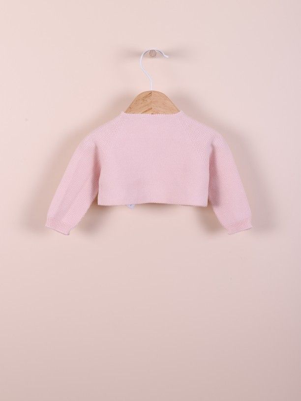 Bolero (casaco curto) tricotado em algodão - Image 2