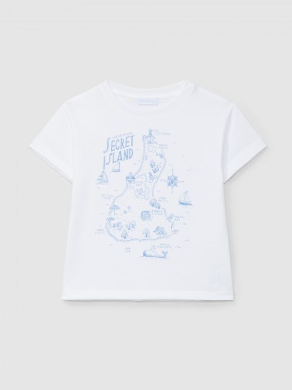 T-shirt mapa "Secret island"