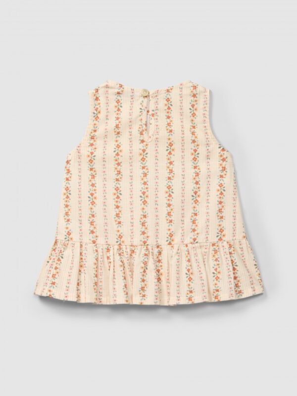 Top micro-vichy e flores - Image 2