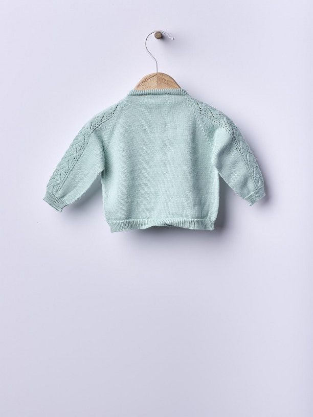 Casaco tricotado em algodão orgânico - Image 2