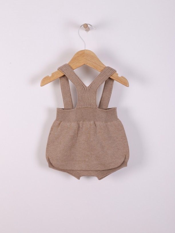 Fofo de alças tricotado em algodão orgânico - Image 2