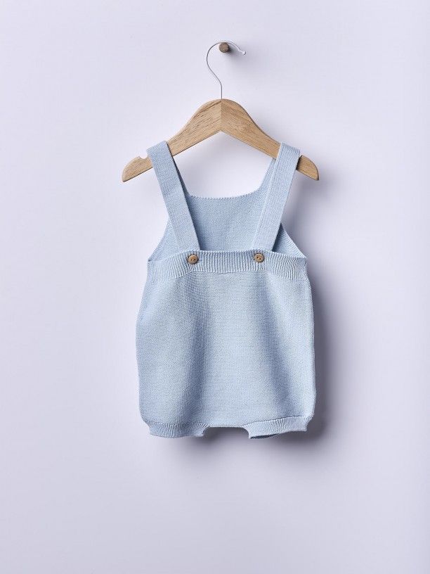 Fofo de alças tricotado em algodão orgânico - Image 2