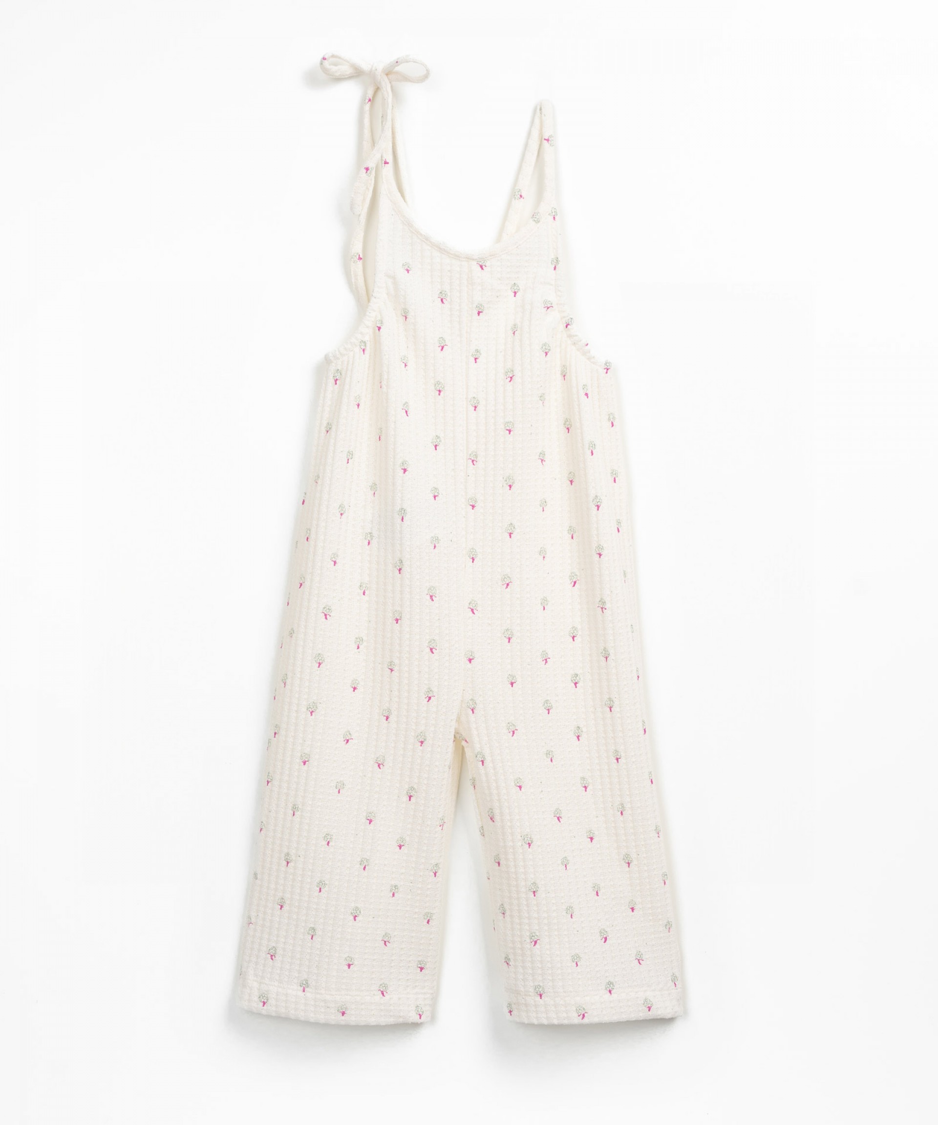 Macacão com laço na alça