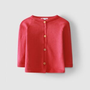 Casaco decote redondo