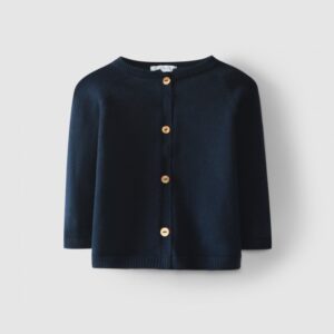 Casaco decote redondo