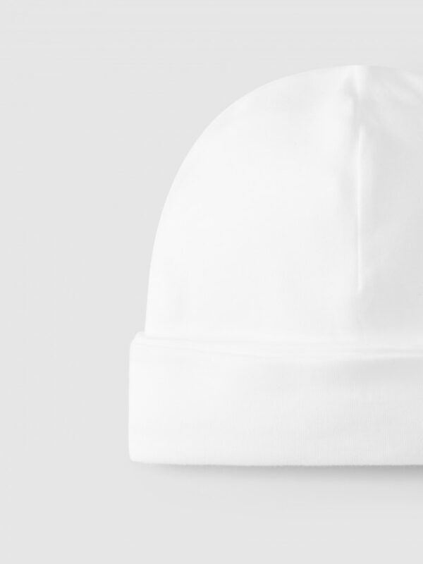 Gorro malha de algodão liso - Image 2