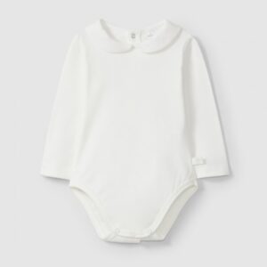 Body manga comprida gola redonda