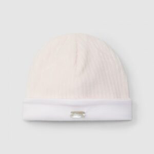 Gorro em veludo canelado largo