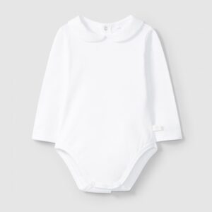 Body manga comprida gola redonda