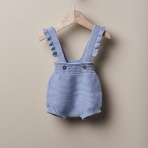 Fofo com alças tricotado em lã