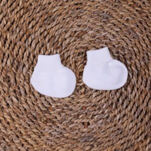 Carapins bota tricotados em algodão orgânico