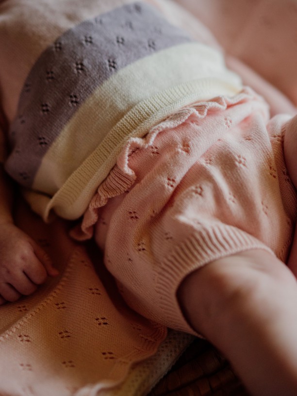 Manta tricotada em algodão orgânico - Image 3