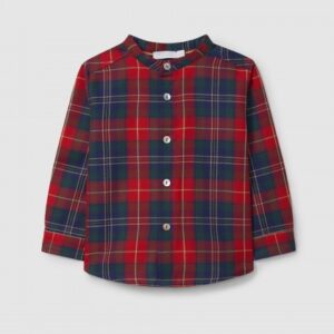 Camisa gola mao xadrez