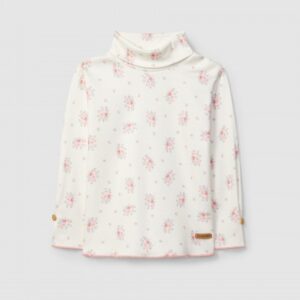 Camisola gola alta estampado floral