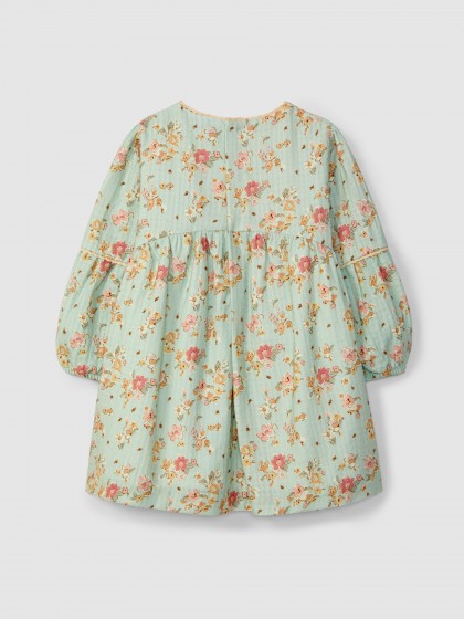 Vestido floral com detalhes de renda - Image 2