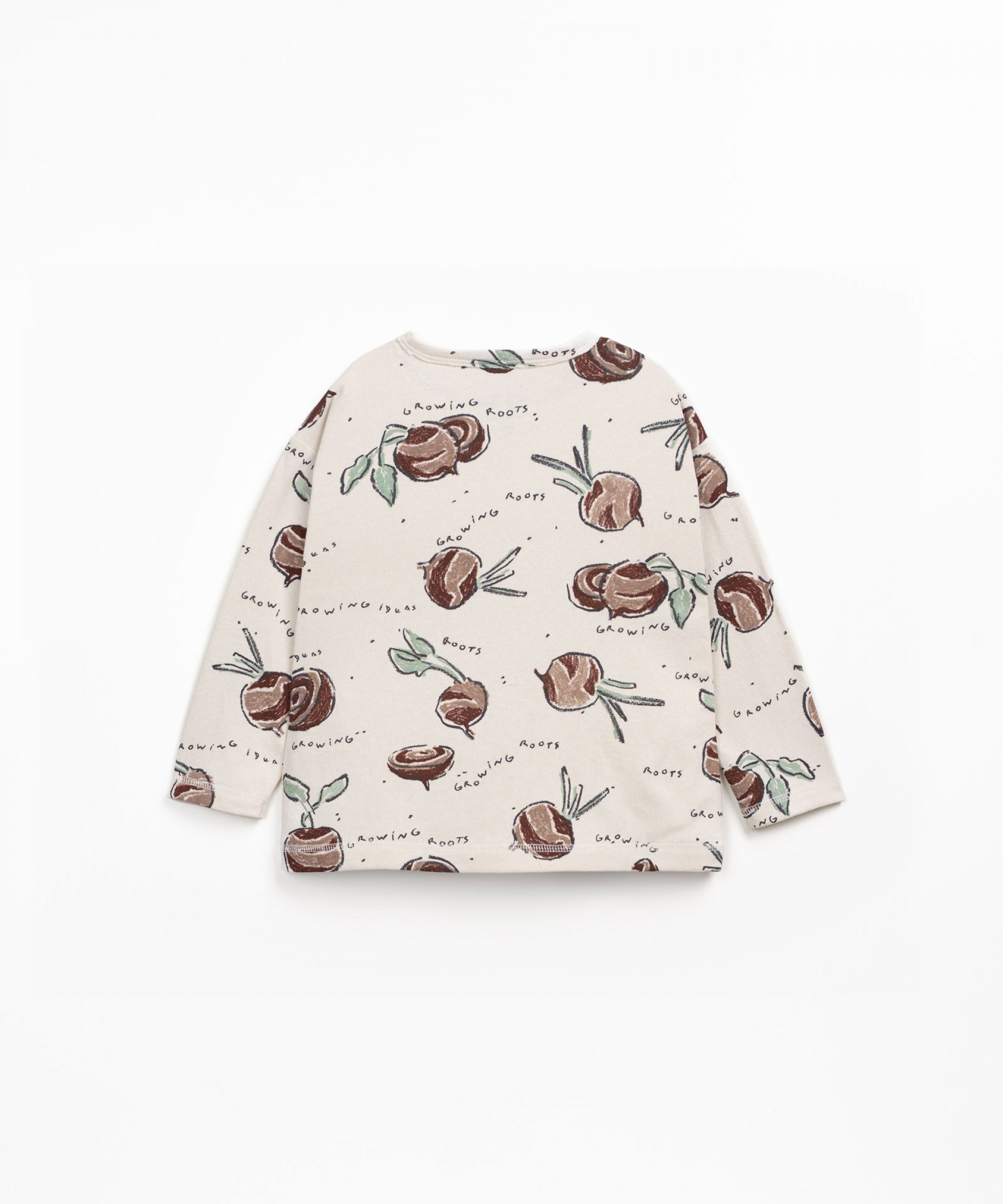 T-shirt de malha com mistura de fibras - Image 2