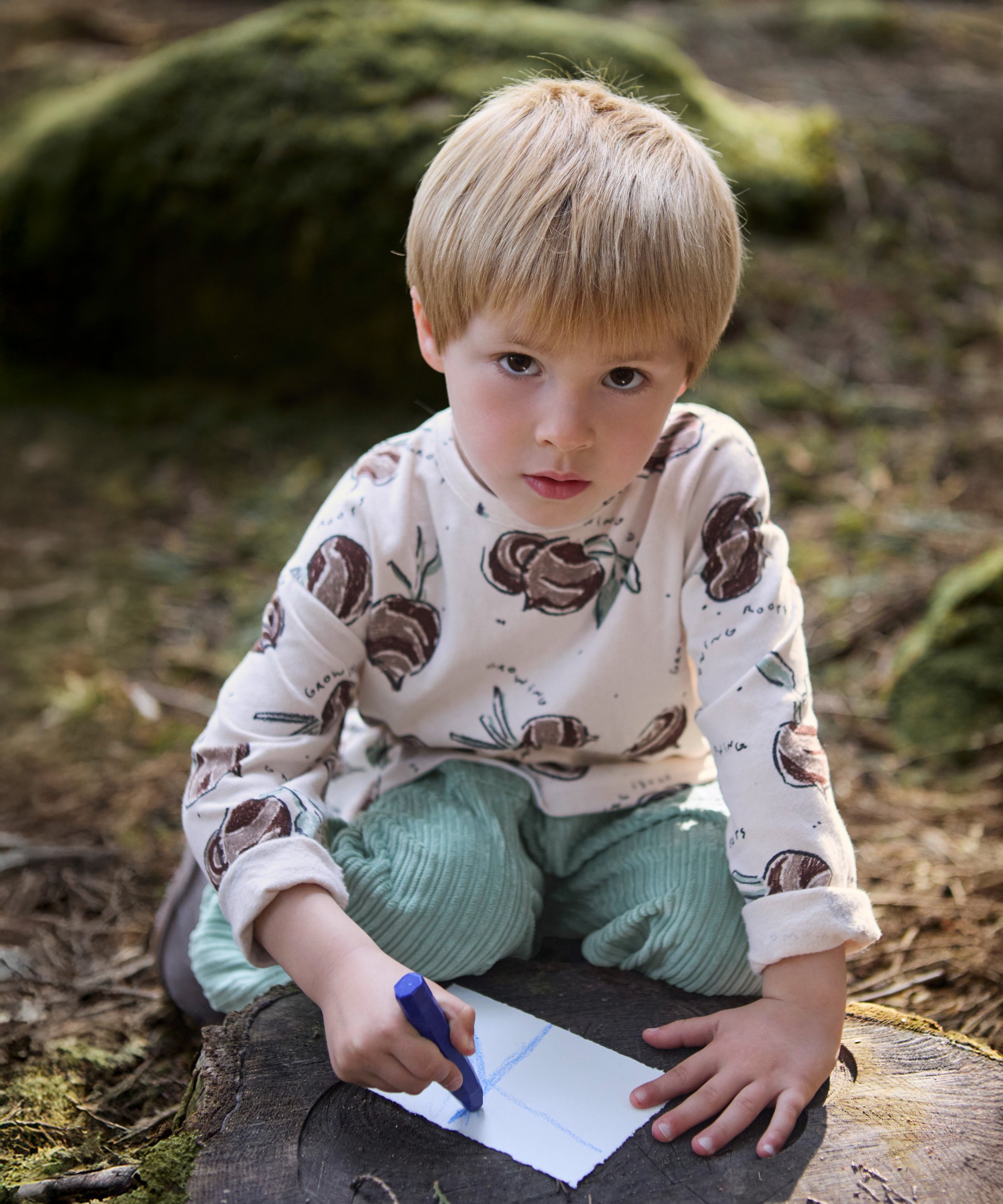 T-shirt de malha com mistura de fibras - Image 3