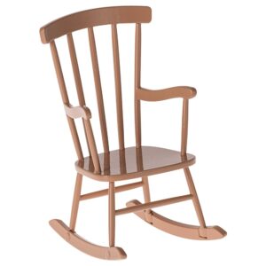 Cadeira de baloiço rosa escuro