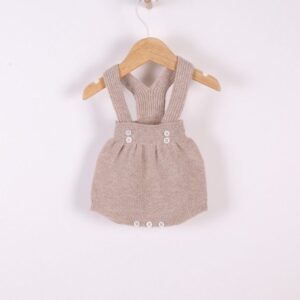 Fofo de alças tricotado em lã merino e caxemira