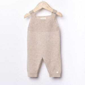 Jardineiras tricotadas em lã merino e caxemira