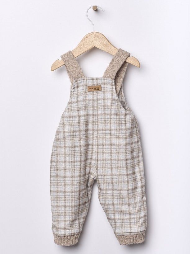 Jardineiras com padrão xadrez tartan - Image 2