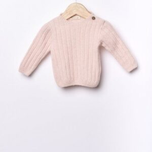 Camisola tricotada em lã merino