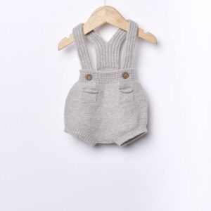 Fofo com alças tricotado em lã merino