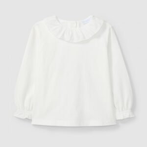 Longsleeve com gola de folho