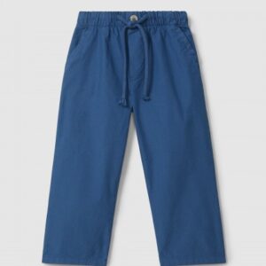 Calças pull-up com quatro bolsos