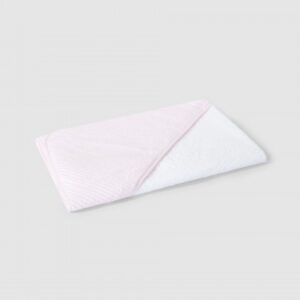 Toalha de banho estampada com folho bordado