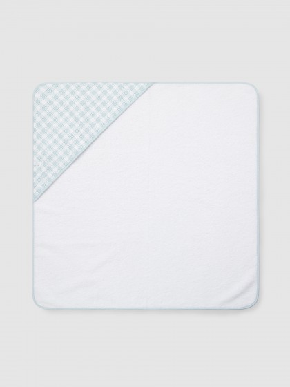 Toalha de banho estampada detalhe xadrez vichy - Image 2