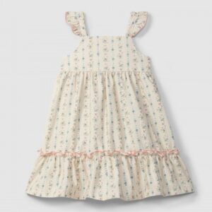 Vestido seersucker estampado floral