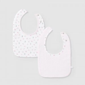 Pack de dois babetes estampados