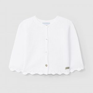 Casaco tricotado ponto de arroz