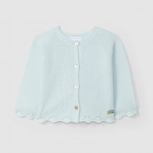 Casaco tricotado ponto de arroz