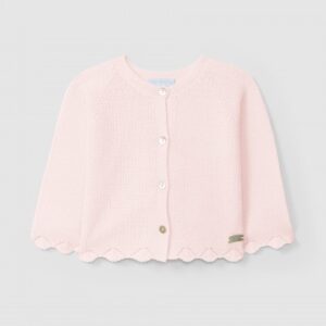 Casaco tricotado ponto de arroz