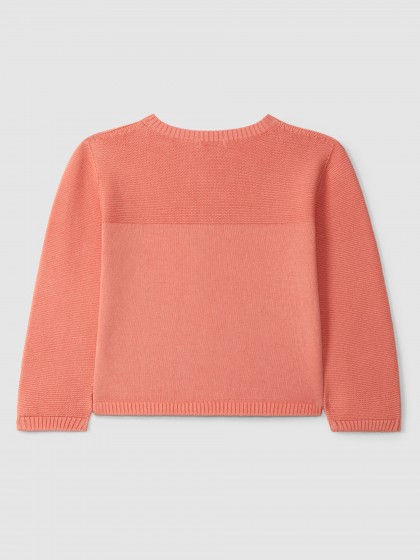 Casaco tricotado decote redondo - Image 2