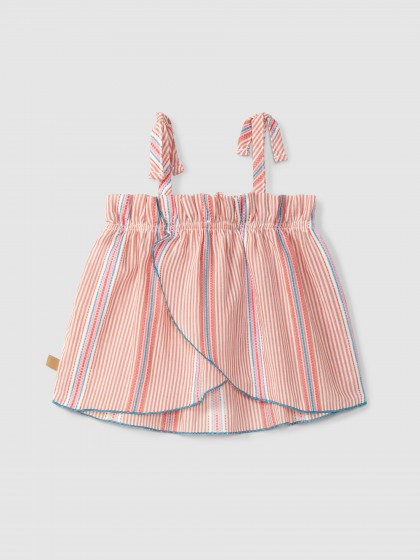 Top em tecido de riscas jacquard - Image 2