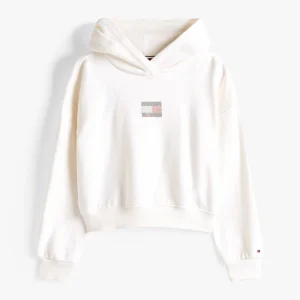 Sweat com capuz e pequenos brilhantes