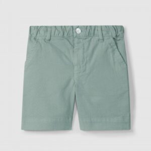 Calções lisos com dois bolsos
