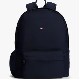 Mochila infantil com bolso e logotipo