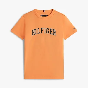 T-shirt de gola redonda com logo