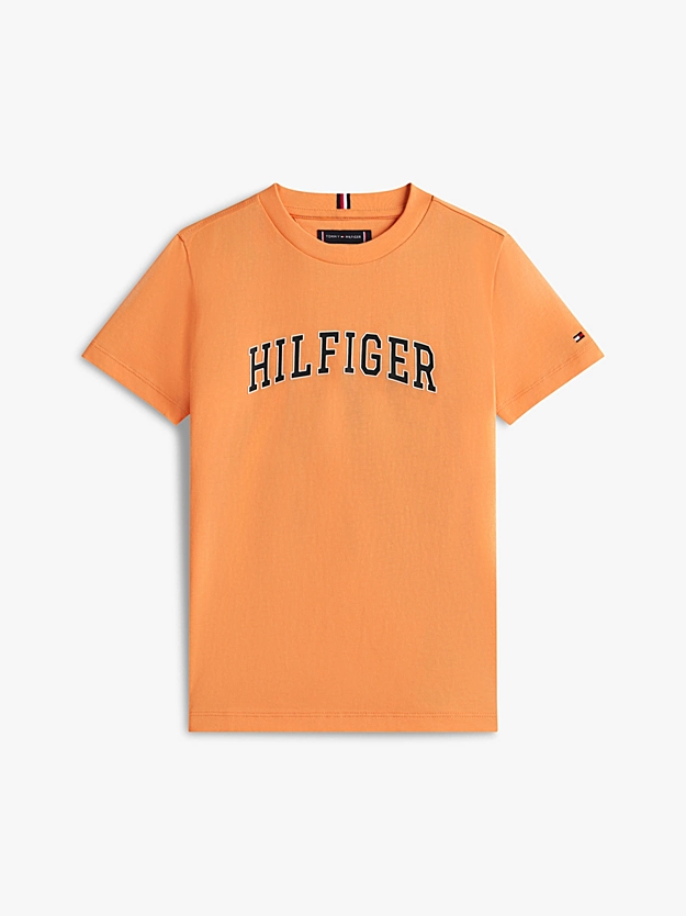 T-shirt de gola redonda com logo