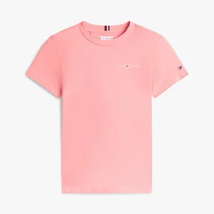 T-shirt de gola redonda com logo