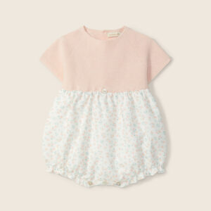 Fofo de manga curta com estampado floral