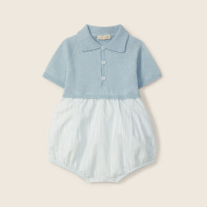 Fofo polo às riscas de manga curta