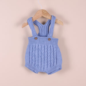 Fofo de alças tricotado em algodão orgânico