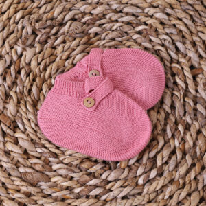 Carapins tricotados em algodão orgânico