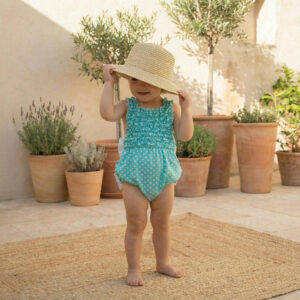 Fato de Banho de Favos com Bolinhas