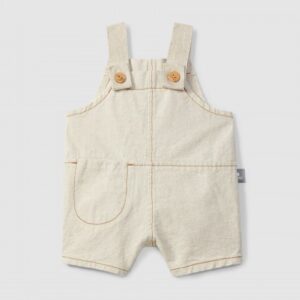 Calções de peito estilo orgânico com bolso